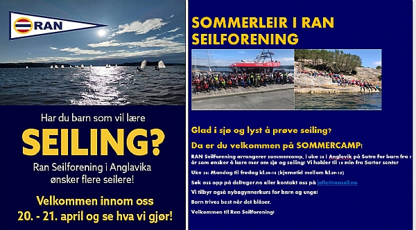 Sommerleir i RAN seilforening